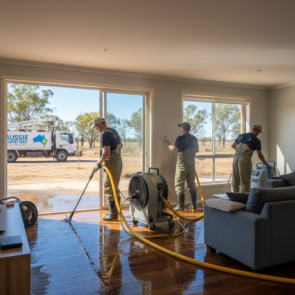 Rapid water damage restoration services across Australia pro...