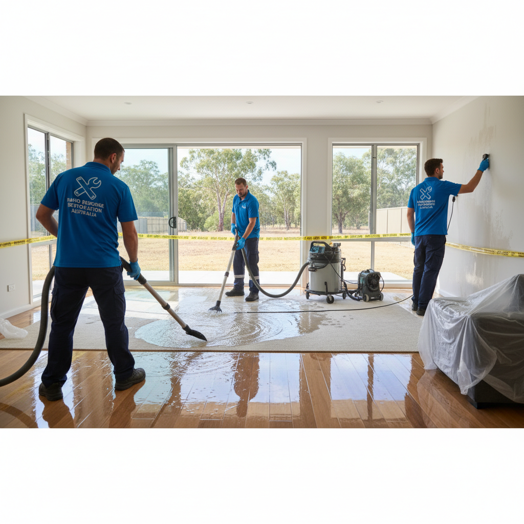 Rapid Response Water Damage Restoration Protecting Australia...